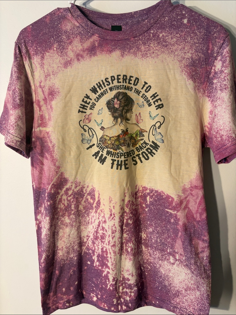 Tie-Dye Graphic Tee — "I Am The Storm"